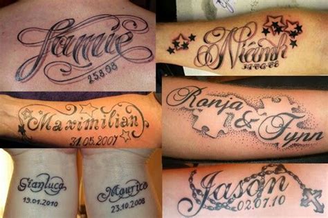 namen tattoo unterarm frau|tattoo namen mit kindernamen.